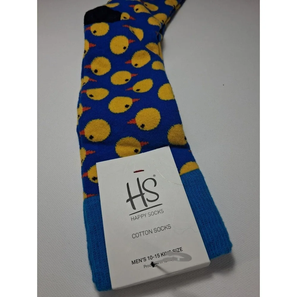 Mens Happy Socks 10-15 Brand New W/Tags Ducks